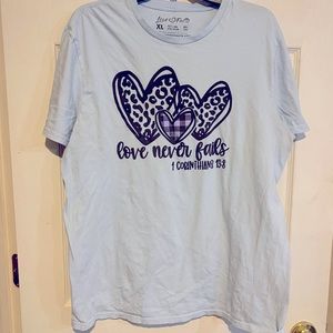 Love in faith shirt